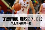 本土五虎领衔CBA得分榜 丁彦雨航易建联谁能称雄