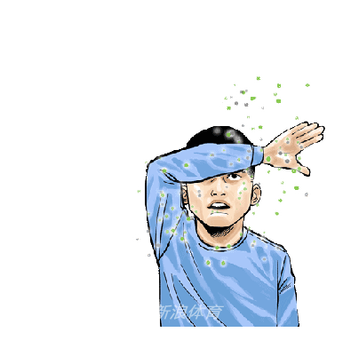 动态图中姚明做出夸张的愤怒表情，横眉冷对，火气上涌的样子生动表现了面对交通违法行为的愤怒