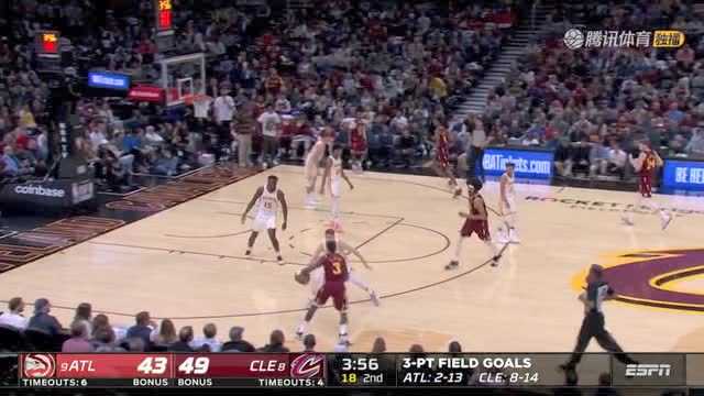 纽约尼克斯108-105险胜亚特兰大老鹰：布伦森末节17分送致命两罚