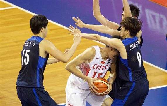 中韩亚锦赛20分逆转 中国76-73胜韩国